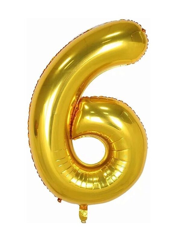 

Generic Gold Number 6 Balloon for Birthday Party Decoration