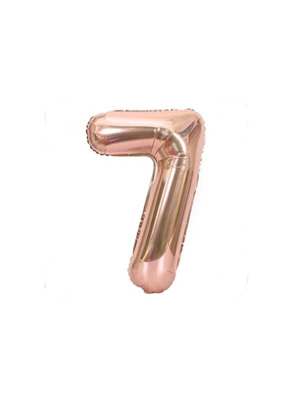 

Generic Rose Gold Number 7 Balloon for Birthday Party Decorations