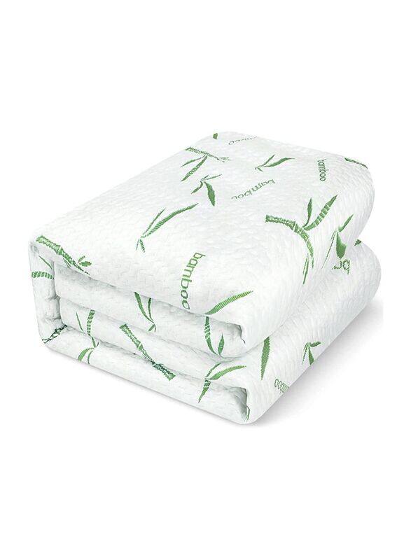 

Utopia Bedding Waterproof Bamboo Mattress Protector, White