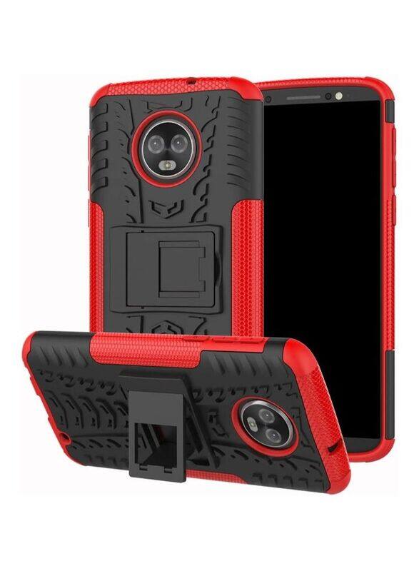 

Unspecified Motorola Moto G6 Mobile Phone Case Cover, Black/Red