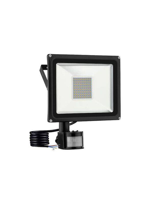 

Generic 50W 120-Degree 4th Generation Motion Activated Integrated LED Outdoor Flood Light with Induction, Black