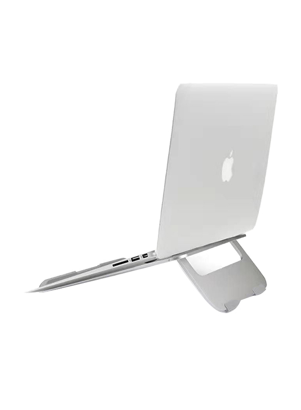 Strong Aluminium Foldable Laptop Stand, Silver