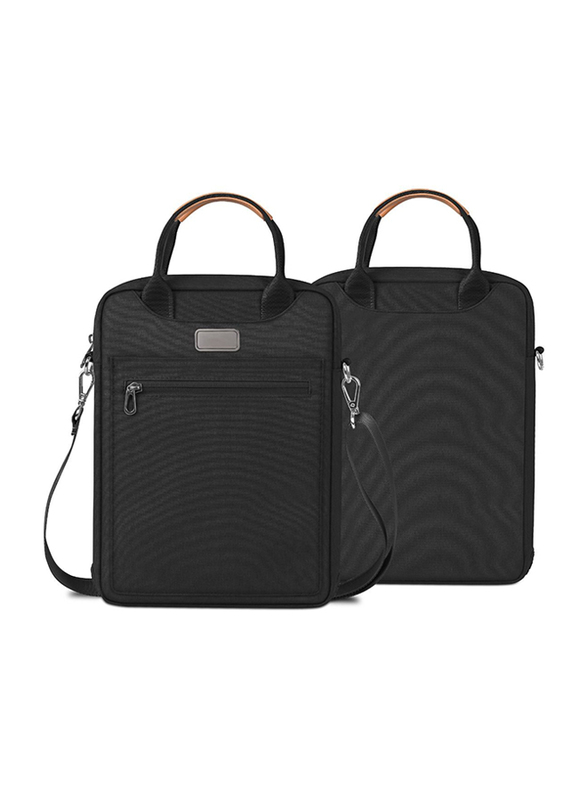 12.3-inch Water-Resistant Nylon Shoulder Laptop Bag, Assorted Colour