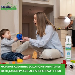 Sterilasafe Pure HP Food Grade, Hydrogen Peroxide 3%, H2O2, Natural Cleaner, NO chemical, First Aid Antiseptic Spray, 250 ML