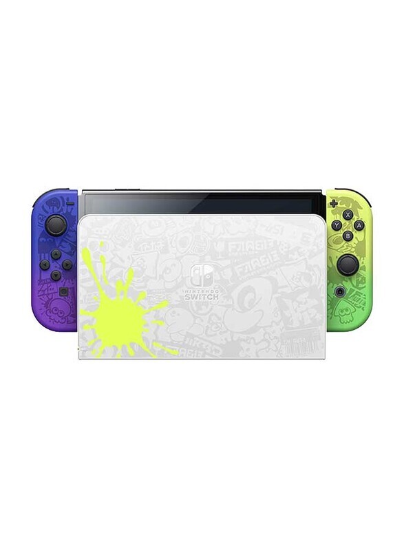 Nintendo Switch OLED Model Splatoon 3 Special Edition Controller, Yellow/Purple, International Version