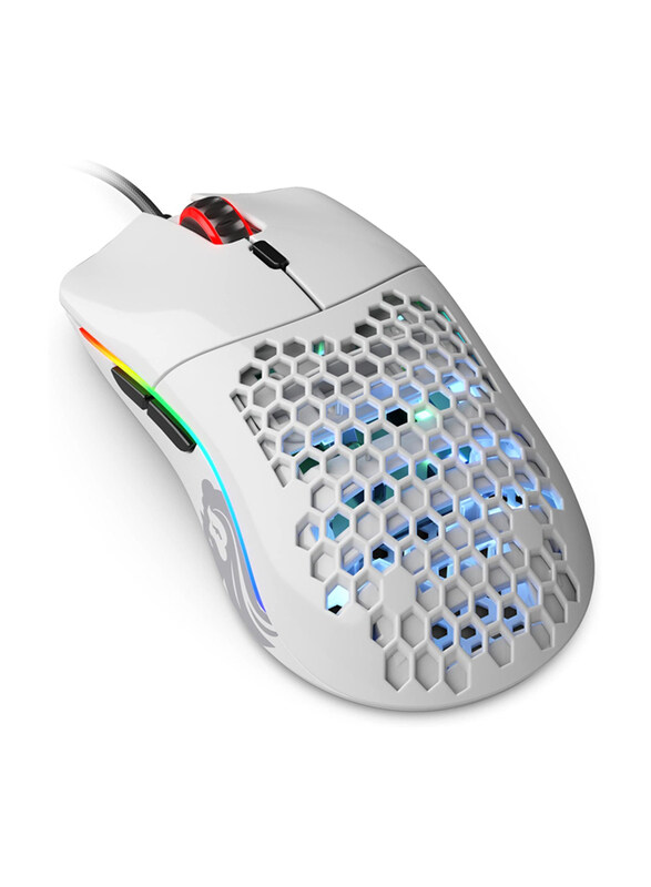 

N/a Glorious Model O Lightweight Ergonomic Wired Gaming Mouse, Glossy White