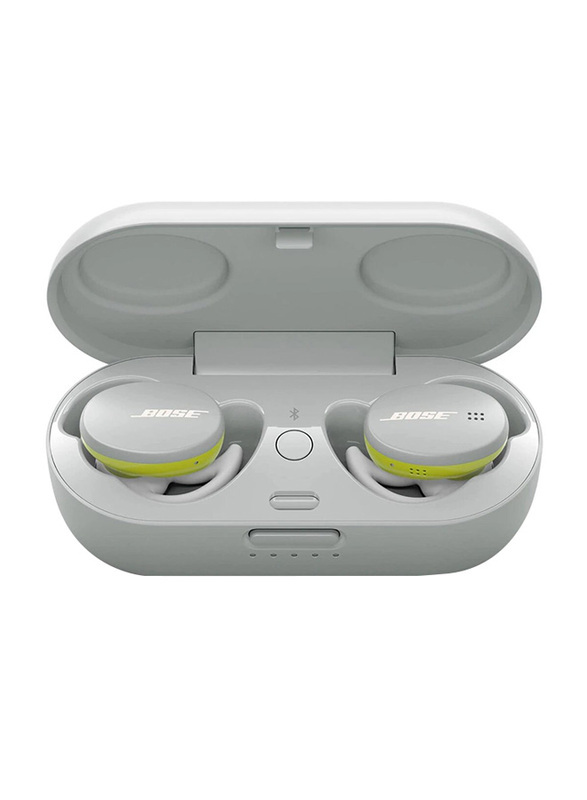 Bose Sport True Wireless In-Ear Noise Cancelling Earbuds with Mic, Glacier White