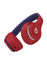سماعات اذن بيتس سولو 3 كلوب كولكشن لاسلكية بتصميم على الاذن مع مايكروفون, أحمر