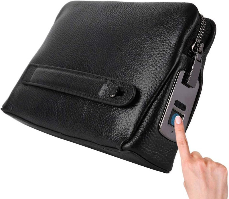 

Generic Smart Fingerprint Wallet for Men, Black