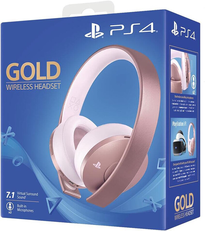 

PlayStation Gold Wireless Headset, Rose Gold