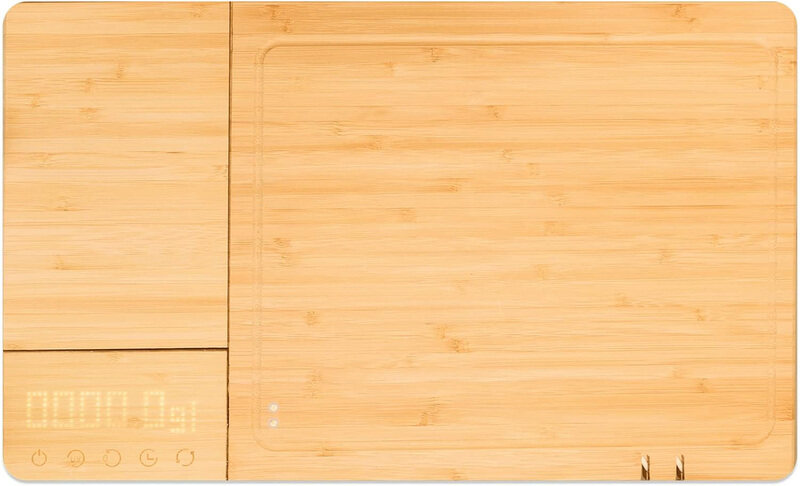 

Chopbox 1-Piece 100% Organic Bamboo Chopping Board, Brown