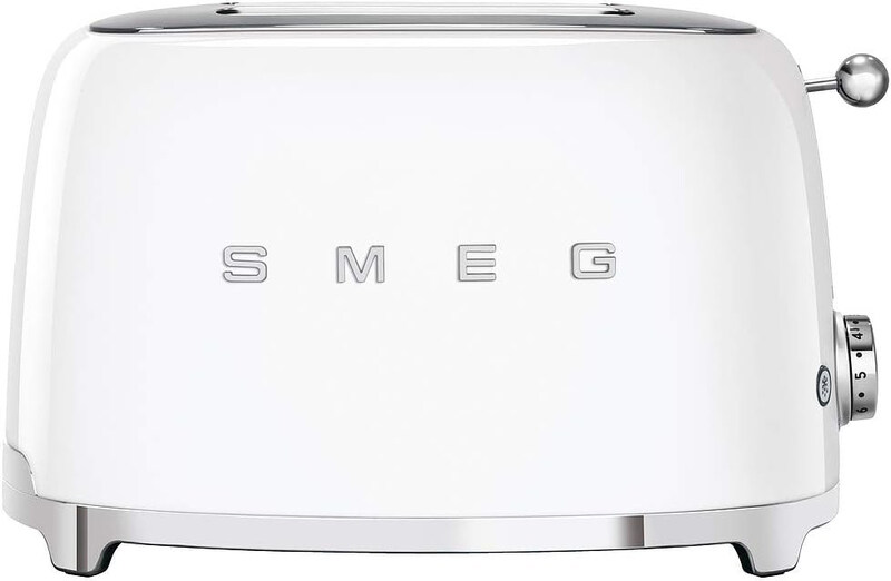 

Smeg 50'S Retro Style 2 Slice Toaster, 950W, TSF01WHUK, White