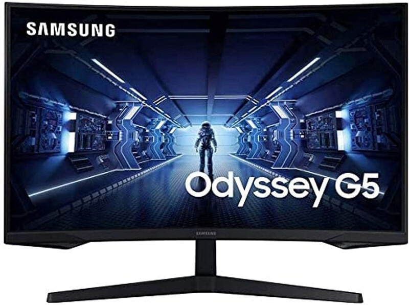

Samsung 32 Inch G5 Odyssey QHD Gaming Monitor With 1000R Curved Screen, Lc32G55Tqwmxue, Black