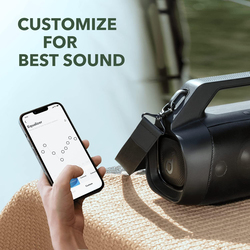 Soundcore Anker Motion Boom Plus IP67 Waterproof and Dustproof Outdoor Speaker with Booming Sound, Black