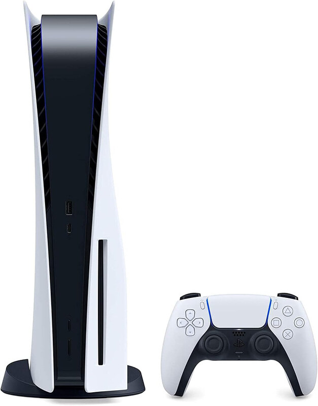 

Sony PlayStation 5 Standard Edition Console, With 1 Controller, White/Black, International Version
