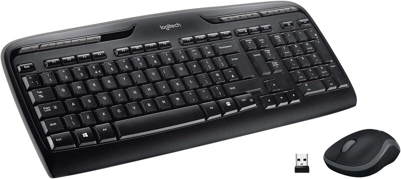 

Logitech MK330 Wireless Keyboard and Mouse Combo, Black