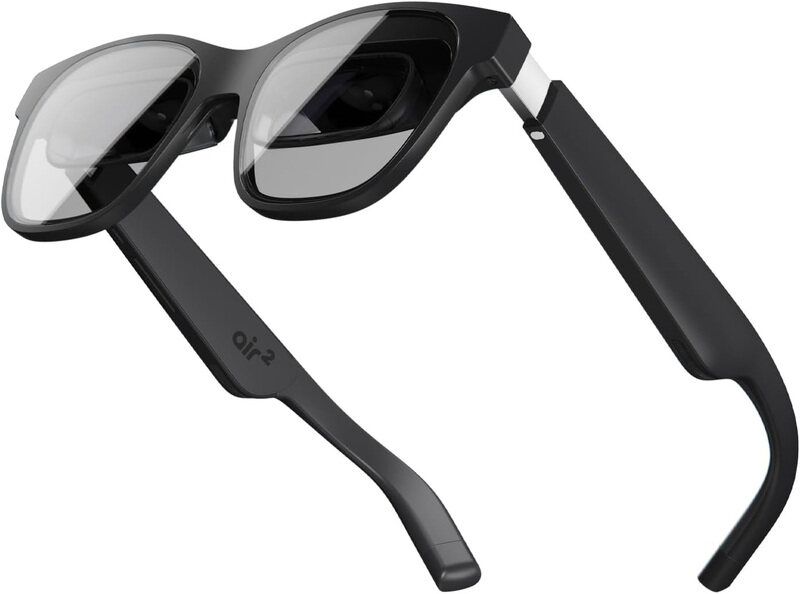 

Xreal Air 2 Full-Rim Square AR Glasses Unisex, Black Lens