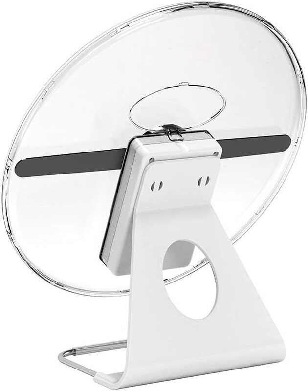 

Generic Portable 3D Hologram Fan Digital Advertising Projector, White/Black