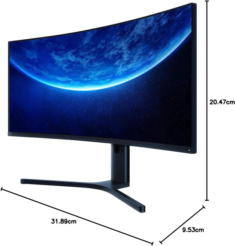 Xiaomi 34 Inch UHD Curved Gaming Monitor, Bhr4269Gl, Black