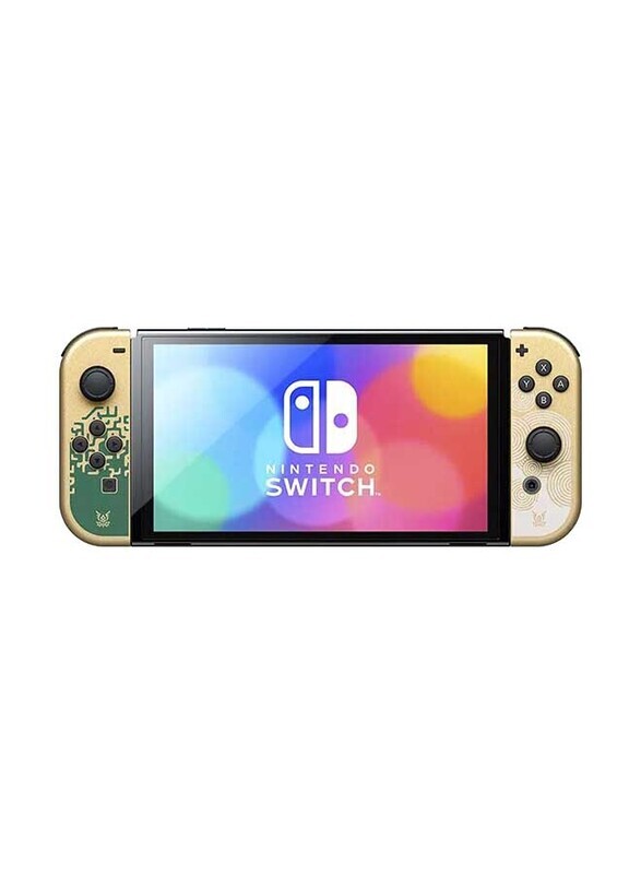 Nintendo Switch OLED Model The Legend of Zelda Tears of the Kingdom Edition Controller, Green/Gold