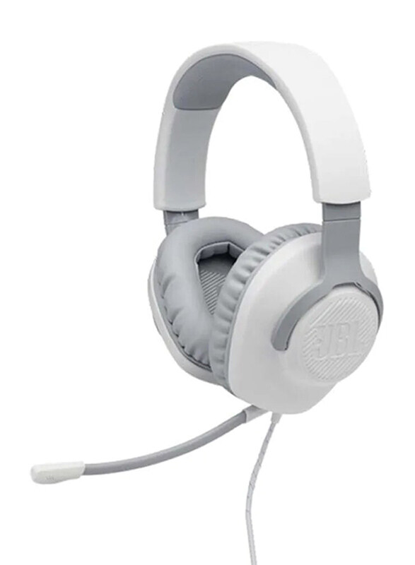 

JBL Quantum 100 Wired Over-Ear Gaming Headphones, White