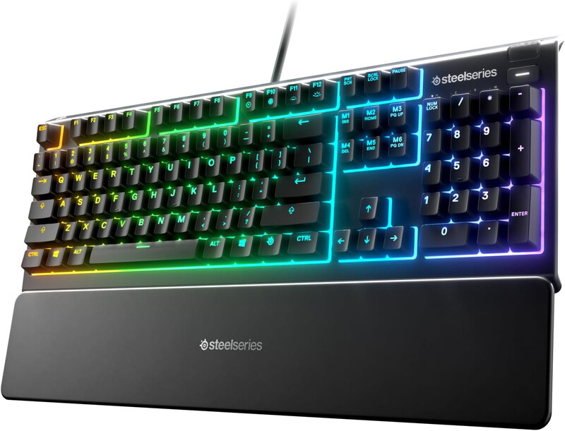 

Multiple SteelSeries Apex OLED Smart Display Mechanical Gaming Keyboard, Black