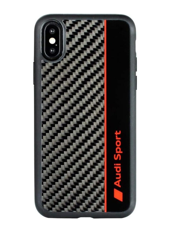 

Generic Audi Apple iPhone XS Carbon Fiber Phone Cover Case, R8 D1, Black