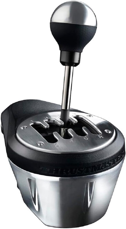 

Multiple Thrustmaster Th8A Add-On Shifter for XBox One PlayStation PS4 PS3 and PC, Black/Silver
