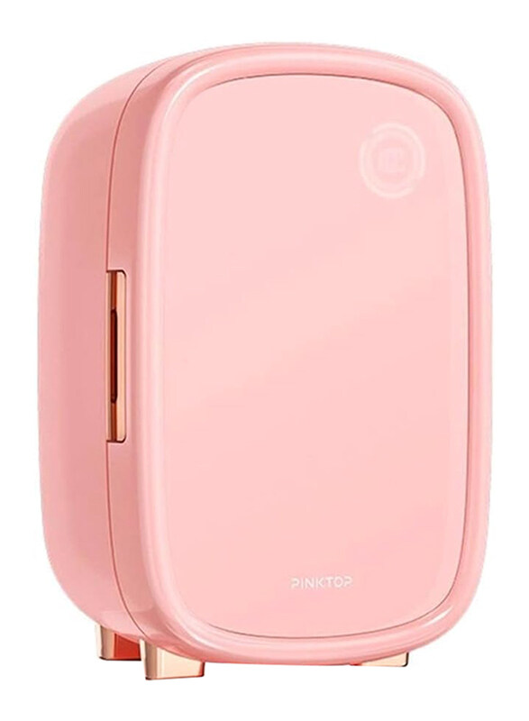 

Pinkto 12 Ltr Refrigerators Makeup Fridge Mute Portable Cooler Cosmetics, Pink