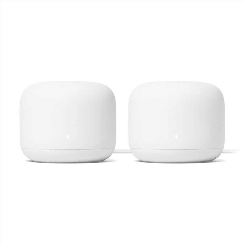 

Google Nest Wi-Fi Mesh System Router & Point Snow, White