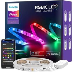 Govee RGBIC Basic Wi-Fi + Bluetooth LED Strip Lights (5 Meter