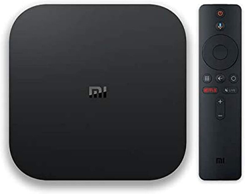 

Xiaomi Mi Box S with 4K HDR Android TV Streaming Media Player Google Assistant Remote, Black