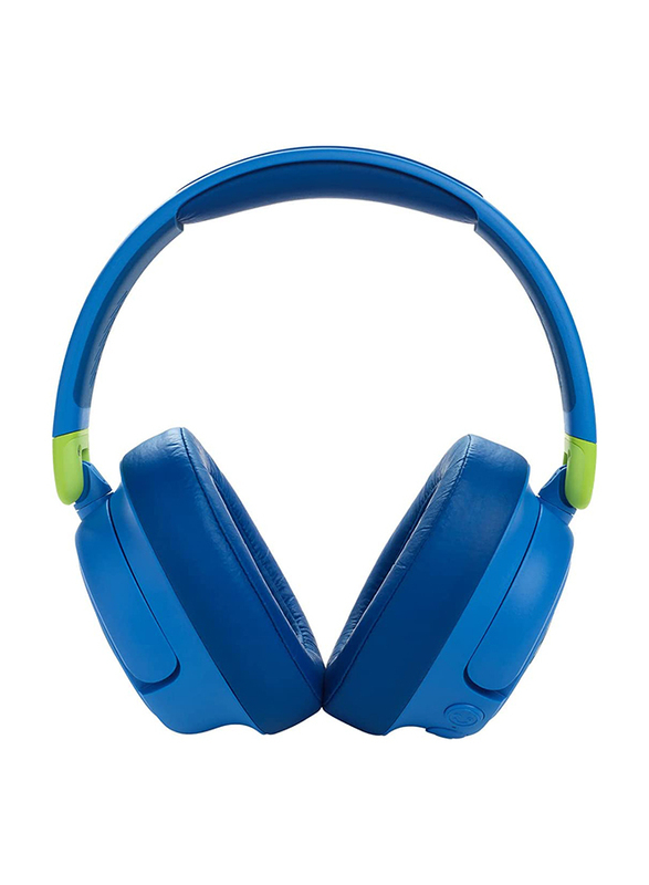 JBL JR 460NC Wireless Over-Ear Noise Cancelling Kids Headphones, Blue