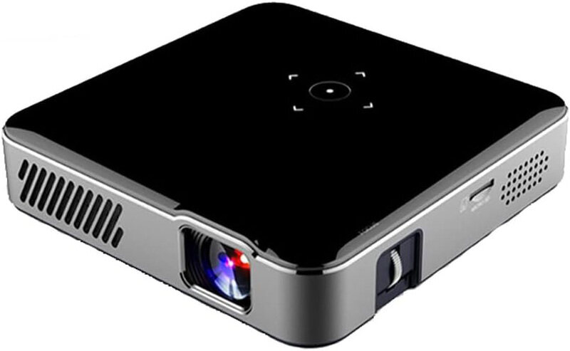 

Generic Portable Mini DLP Smart Projector, S350, Black/Grey
