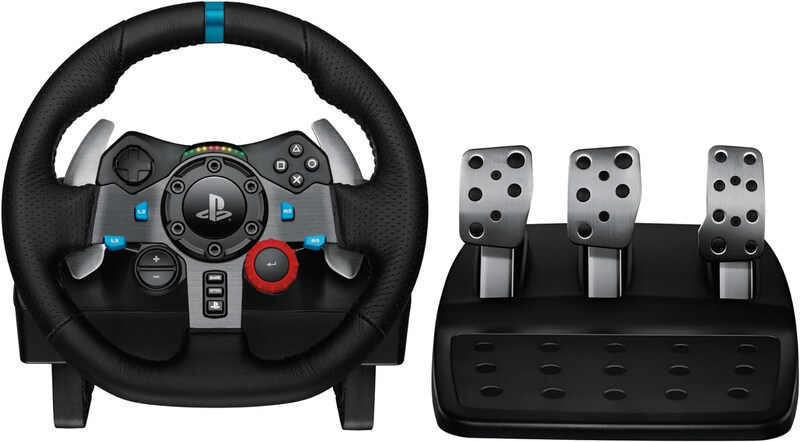 

Multiple Logitech G G29 Driving Force Racing Wheel & Floor Pedals Real Force Feedback for PS5/PS4/PC/Mac, Black