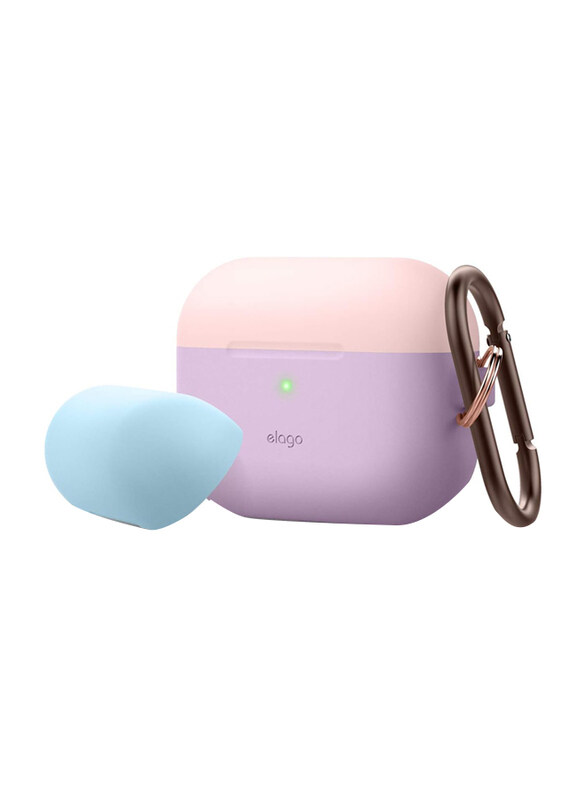 

Elago Duo Hang Case for Apple AirPods Pro, Lavender/Pink/Blue
