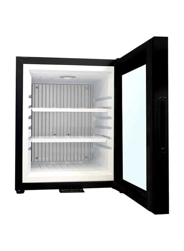 Yamada 30L 2 Shelves ini Glass Single Door Refrigerator, YCC30T, Black