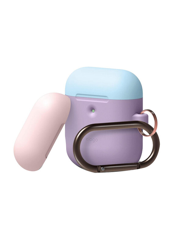 

Elago Duo Hang Case for Apple AirPods (2nd Generation), White/Pink/Blue