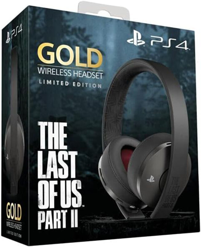 

PlayStation PS4 Limited Edition The Last of Us Part II Gold Wireless Headset, Black