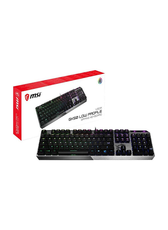 

Multiple MSI Vigor GK50 Low Profile Gaming Keyboard, Black