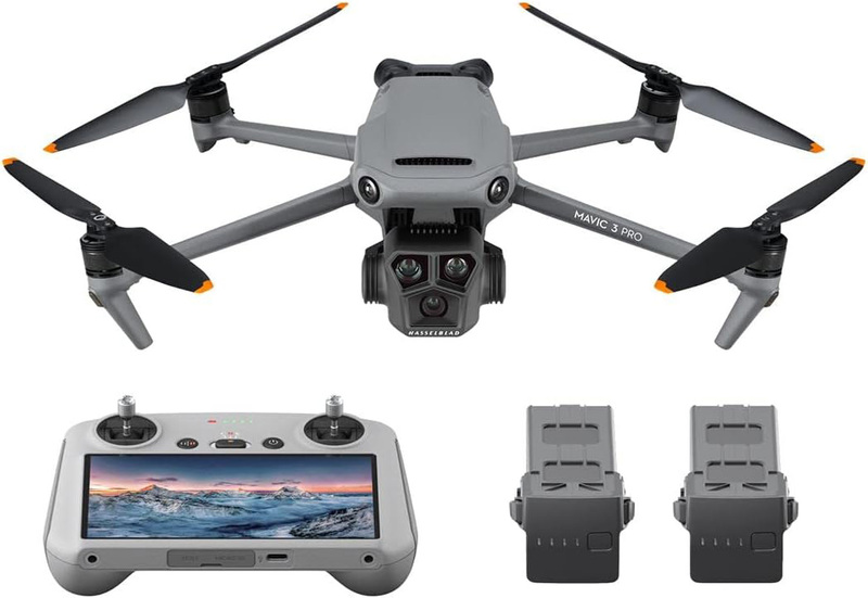 Dji Mavic 3 Pro Fly More Combo Flagship Triple-Camera Drone with 20 MP, Grey