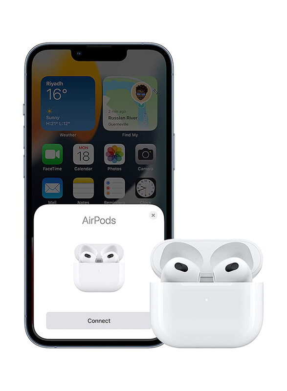 Apple Airpod (3rd Generation) Bluetooth/Wireless In-Ear Headphone, White