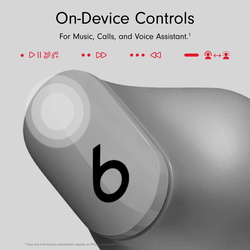 Beats Studio Buds True Wireless In-Ear Noise Cancelling Earbuds with Mic, Grey