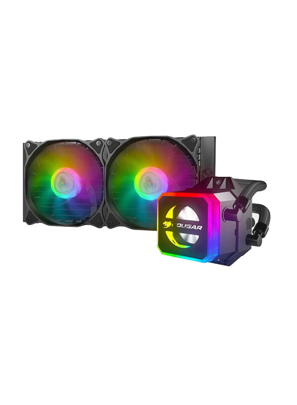 

Generic Cougar Helor 240 RGB Intel Liquid Cooler CPU, Black