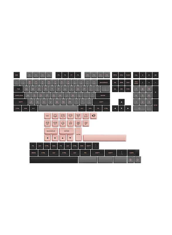

N/a Akko Full Keycap Set with Variety Colour for Mechanical Keyboard, Multicolour