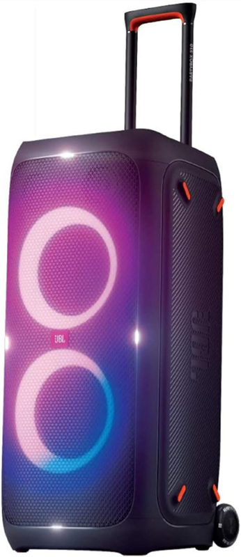 JBL Partybox 310 Portable Rechargeable Bluetooth RGB LED Party Box Speaker, Black