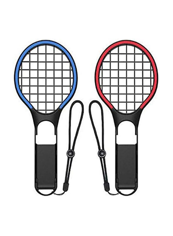 

Lesgos Tennis Racket leegoal Tennis Racket Mario Tennis Aces Joy-Con Controller Twin Pack Grips for Nintendo Switch, Multicolour