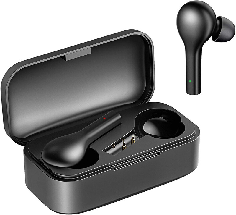 

Qcy T5 V5.0 Bluetooth True Wireless In-Ear Noise Cancelling Earbuds, Black