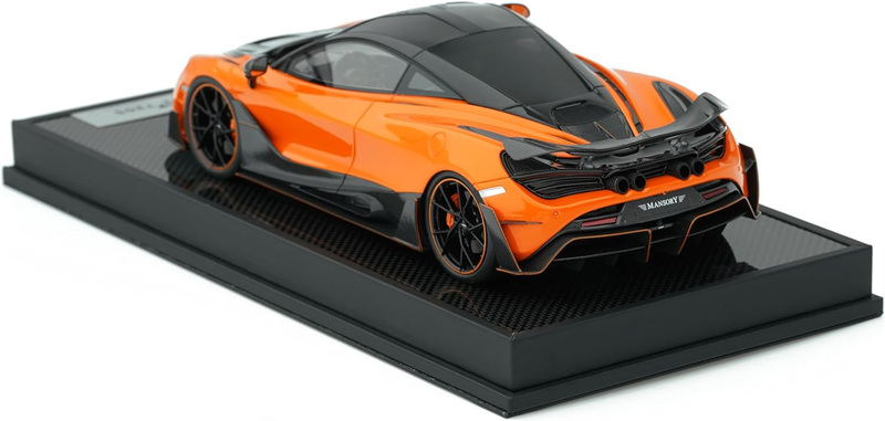 Mansory Mclaren 720 1:18 Model Car, Black/Orange