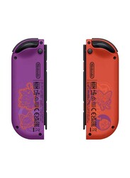 Nintendo Switch OLED Model Pokemon Scarlet & Violet Edition Controller, Orange/Purple, UAE Version